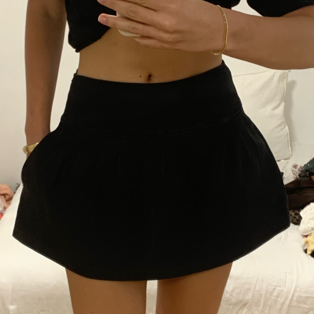 VALENTINO BLACK MINI SKIRT